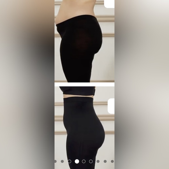 New SHAPERMINT Empetua High-Waisted Shaping Leggings BLACK Shapewear M - Picture 8 of 9